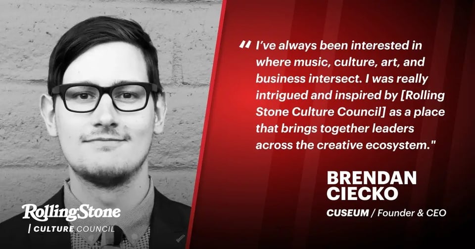  Rolling Stone Culture Council member Brendan Ciecko