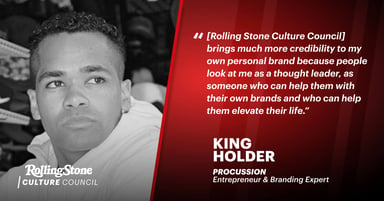 Rolling Stone Culture Council member King Holder