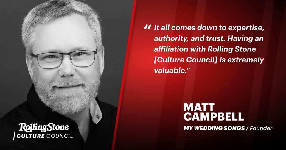 Rolling Stone Culture Council member Matt Campbell