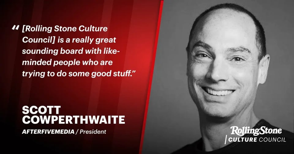 Rolling Stone Culture Council member Scott Cowperthwaite